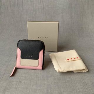 マルニ(Marni)の美品 MARNI VANITOSI ラウンドジップ ウォレット(財布)