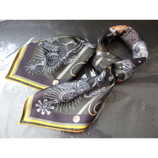 HERMES - エルメス スカーフ 90 セラフィット スカル ダブル HERMES - エルメス スカーフ 90 セラフィット スカル ダブル