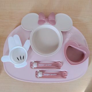 ディズニー(Disney)のNatsu様専用ミニーの食器セット(離乳食器セット)