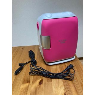 ツインバード(TWINBIRD)の[姫さま専用] D-CUBE HR-D206ピンク 2電源式コンパクト電子冷保温(冷蔵庫)