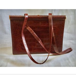 ロキエ(Lochie)の70s COLOMBO Crocodile Bag クロコダイル ヴィンテージ(トートバッグ)