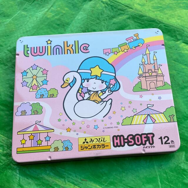 三菱鉛筆(ミツビシエンピツ)の新品 昭和レトロ 希少 twinkle 三菱　カラー 12色 クーピー エンタメ/ホビーのアート用品(クレヨン/パステル)の商品写真