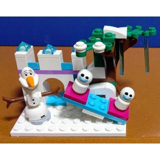 レゴ(Lego)のレゴ★アナ雪 ミニフィグ オラフ ＆ スノーギース 美品  人気(キャラクターグッズ)