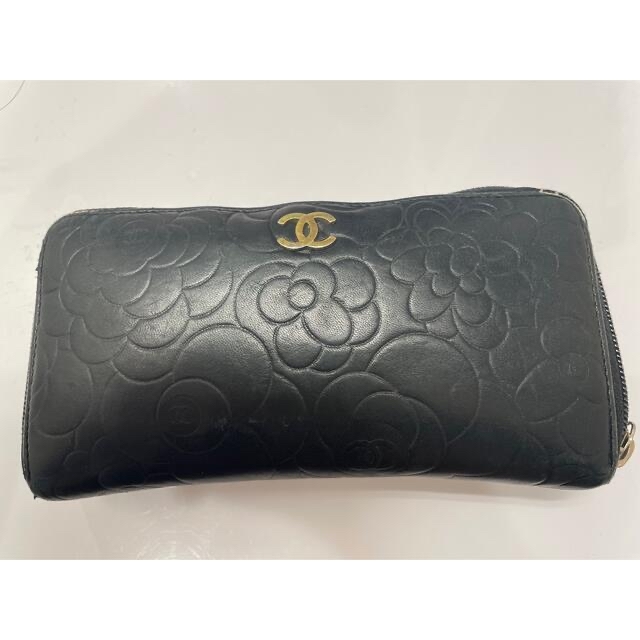 CHANEL 長財布　カメリア