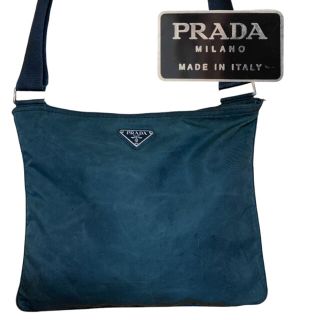 プラダ(PRADA)のPRADA ショルダーバッグ　ナイロン　ダークグリーン(ショルダーバッグ)