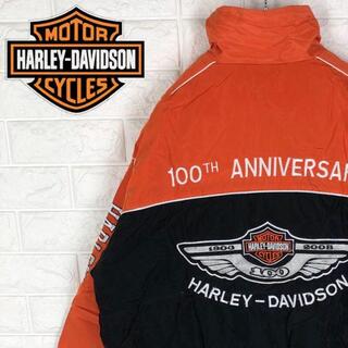 ハーレーダビッドソン(Harley Davidson)のハーレーダビッドソン 未使用 ナイロンジャケット ブルゾン 刺繍ワンポイントロゴ(ブルゾン)