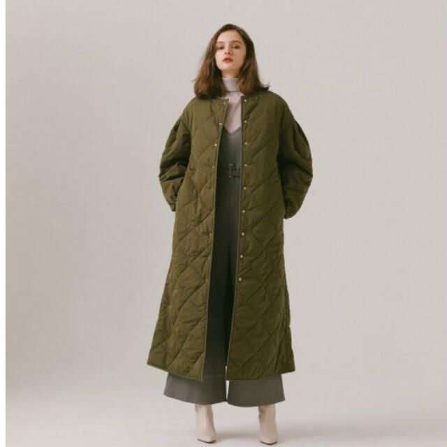 RIELLE riche Quilting Coat（Khaki） お気に入り www.gold-and-wood.com