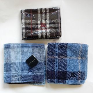 バーバリー(BURBERRY)のバーバリーハンカチ3枚セット(ハンカチ/ポケットチーフ)