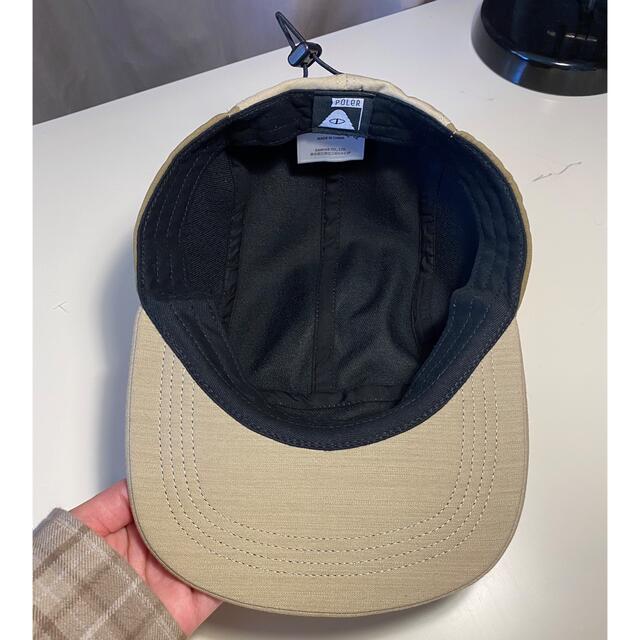 POLeR BACKSATIN 5PANEL DRAWCORD CAP メンズの帽子(キャップ)の商品写真