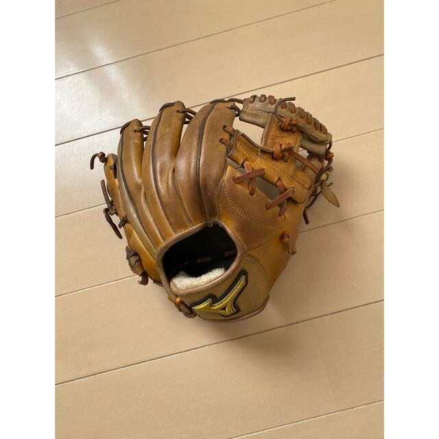 MIZUNO(ミズノ)の【週末値下げ】ミズノプロ　グローブ　中古　軟式　内野用 スポーツ/アウトドアの野球(グローブ)の商品写真