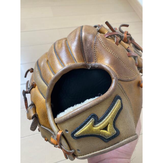 MIZUNO(ミズノ)の【週末値下げ】ミズノプロ　グローブ　中古　軟式　内野用 スポーツ/アウトドアの野球(グローブ)の商品写真