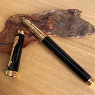 パーカー(Parker)のPAKER PREMIER パーカー プレミエ万年筆 FニブラックブラックCT(ペン/マーカー)