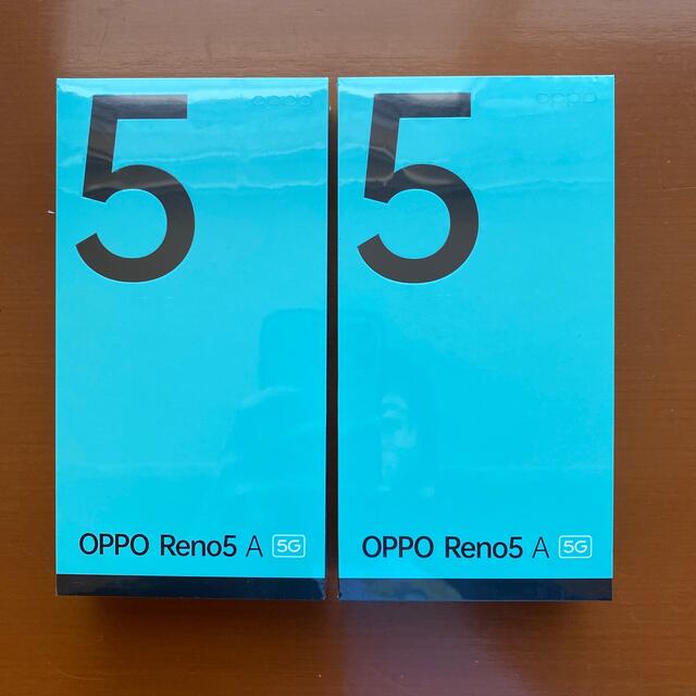 OPPO Reno5 A 5G アイスブルー 2台 ワイモバイル 新品 未開封