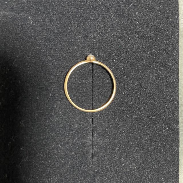 k10 ピンキーリング パール レディースのアクセサリー(リング(指輪))の商品写真