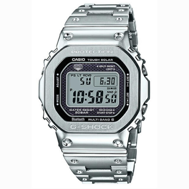 3個ｾｯﾄ)G-SHOCK GMW-B5000D-1JF フルメタル シルバー