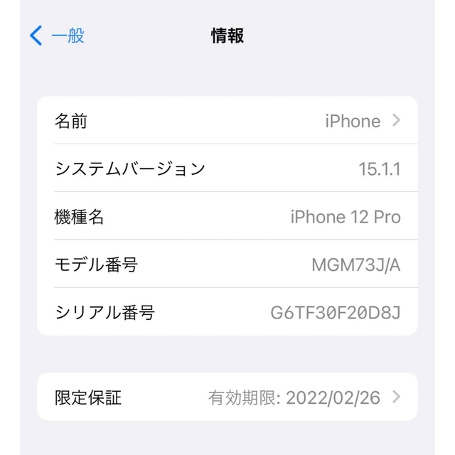 iPhone 12 pro 128GB SIMフリー　Apple Store購入