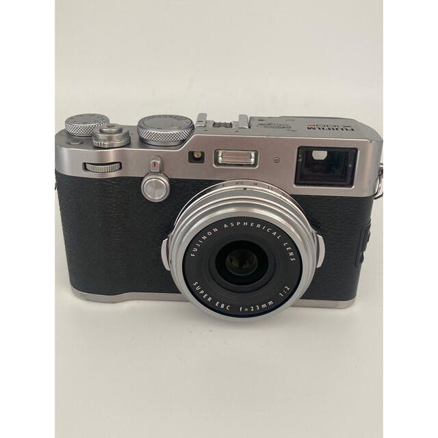 富士フイルム(フジフイルム)の【中古】FUJIFILM X100F シルバー スマホ/家電/カメラのカメラ(コンパクトデジタルカメラ)の商品写真