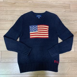 ラルフローレン(Ralph Lauren)のRALPH LAUREN ラルフローレン ニット セーター 国旗 星条旗(ニット)