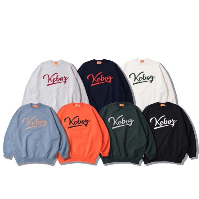 ICON LOGO FELT SWEAT CREWNECK【HEATHER】 メンズのトップス(スウェット)の商品写真