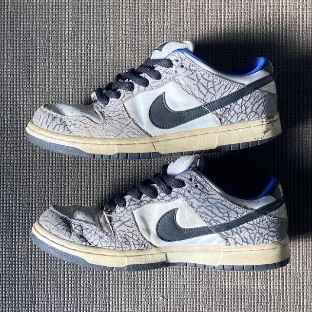 NIKE DUNK LOW PRO シュプリーム ホワイトセメント 28cm-