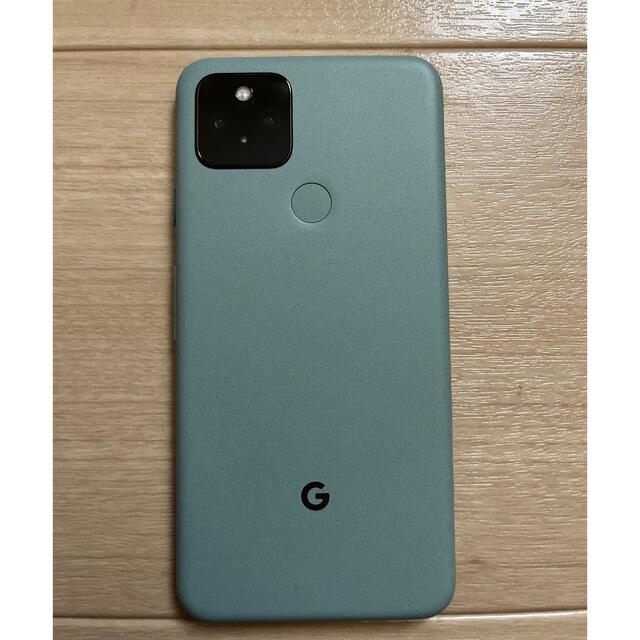 Google Pixel(グーグルピクセル)のGoogle Pixel5 Sorta Sage スマホ/家電/カメラのスマートフォン/携帯電話(スマートフォン本体)の商品写真