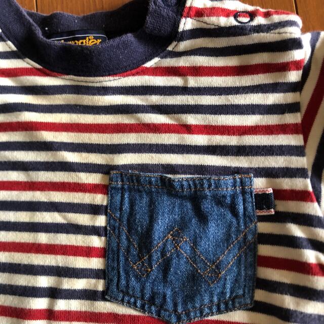 Wrangler(ラングラー)のロングTシャツ　80 キッズ/ベビー/マタニティのキッズ服男の子用(90cm~)(Tシャツ/カットソー)の商品写真