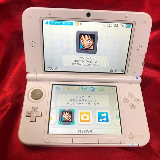 3DSLLホワイトニンテンドー3DS LL ホワイト　【動作確認済み】