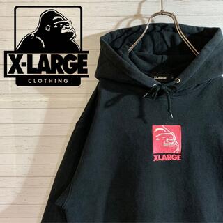 XLARGE - 【X-LARGE】エクストララージ センター刺繍ロゴ プルオーバー