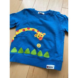 サッシー(Sassy)のsassy キリンさんトレーナー 95(Tシャツ/カットソー)