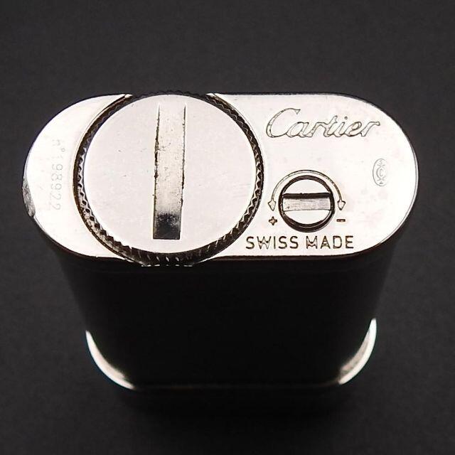 【着火確認済み】Cartier カルティエ ガスライター ゴドロン　オーバルケース付きランク