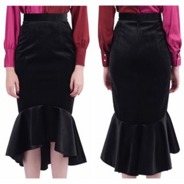 lautashi マーメイドスカート ブラック サイズ1 - ロングスカート