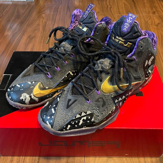 NIKE - nike LeBron 11 BHM ナイキ レブロン11 ブラック ゴールドの