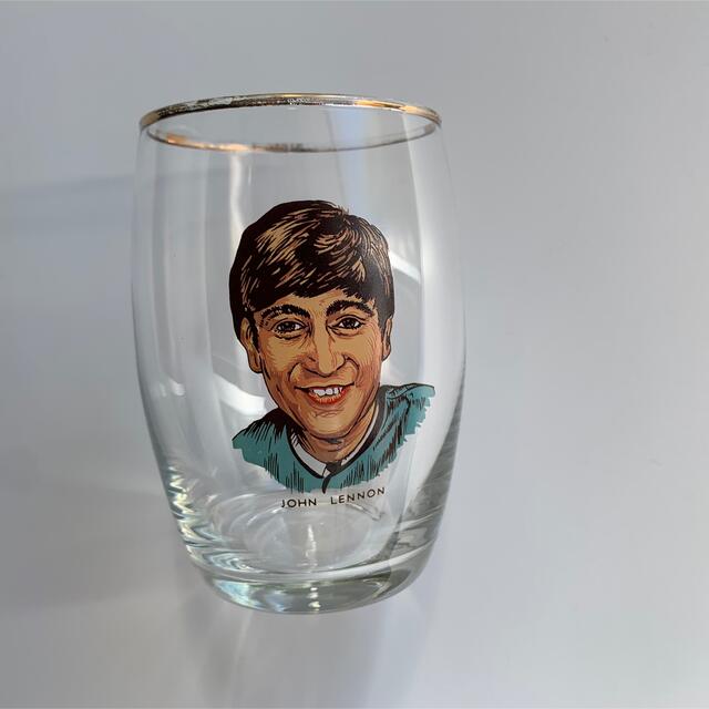 Beatles ジョンレノン vintage グラス - グラス/カップ