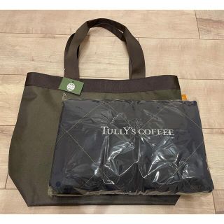 タリーズコーヒー(TULLY'S COFFEE)のタリーズ　2022 トートバッグ　キルティングマルチケット　ブランケット(コーヒー)