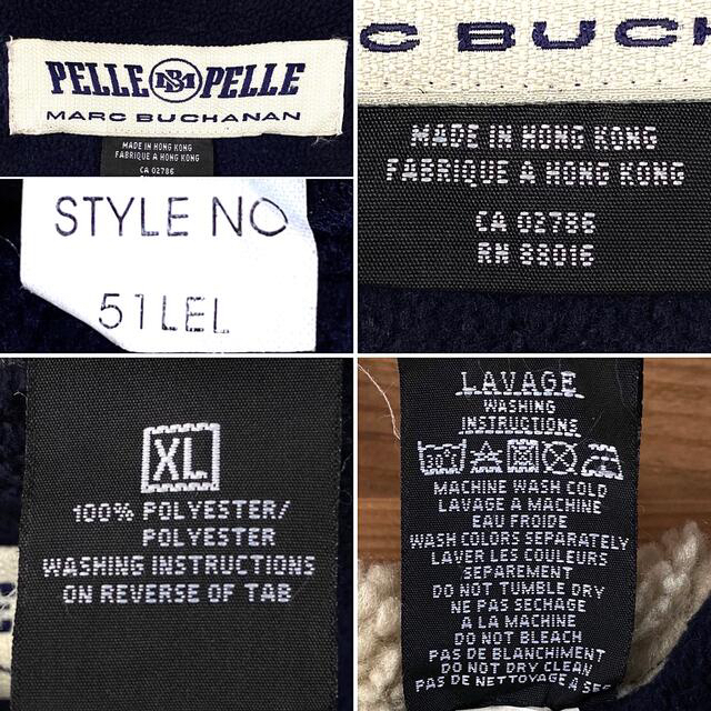 PELLE PELLE - pellepelle ペレペレ 肉厚 フリース 裏ボア ビッグ