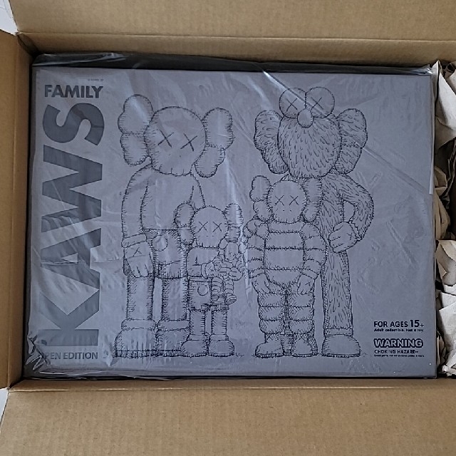 年春の MEDICOM TOY KAWS FAMILY BROWN/BLUE/WHITE その他