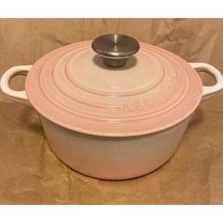 ルクルーゼ(LE CREUSET)の【剥がれあり】ル・クルーゼ　ココットロンド18cm(鍋/フライパン)