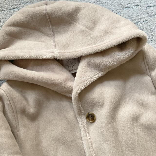 フェイクファーコート　M レディースのジャケット/アウター(ロングコート)の商品写真