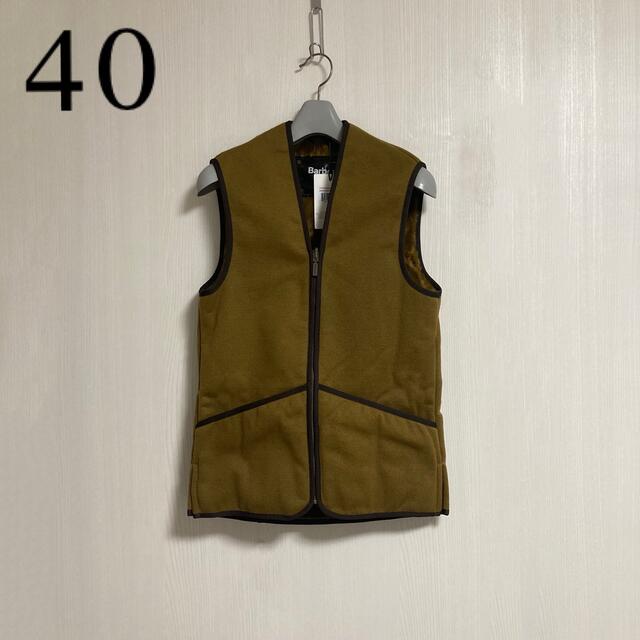 トップス新品 Barbour warm pile waistcoat 40ライナー