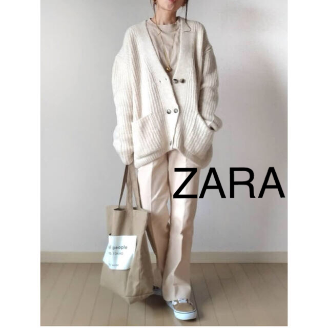 ZARA(ザラ)のZARA  ザラ   オーバーサイズニットカーディガン レディースのトップス(カーディガン)の商品写真