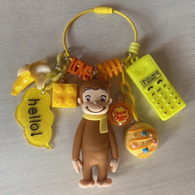 おさるのジョージ ハンドメイド キーホルダー - アクセサリー おさるのジョージ ハンドメイド キーホルダー - アクセサリー