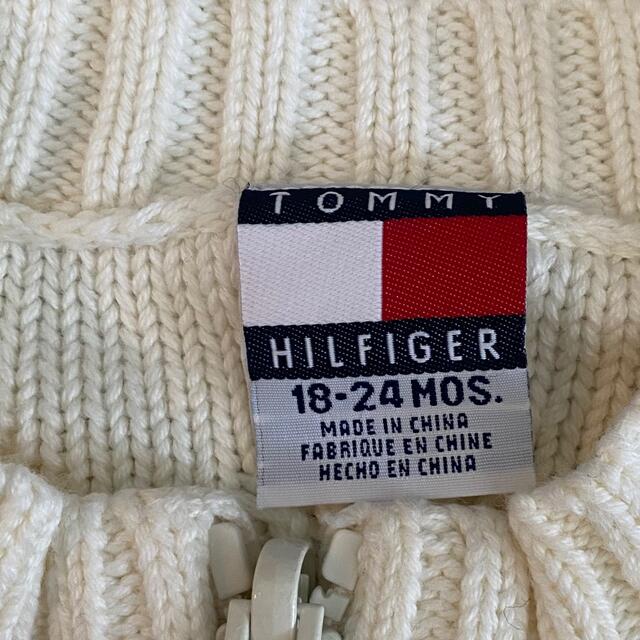 TOMMY HILFIGER(トミーヒルフィガー)の【美品】 トミーヒルフィガー　カーディガン キッズ/ベビー/マタニティのキッズ服女の子用(90cm~)(カーディガン)の商品写真