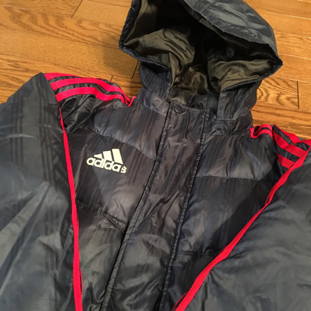 adidas(アディダス)のadidasベンチコート160センチ キッズ/ベビー/マタニティのキッズ服男の子用(90cm~)(コート)の商品写真