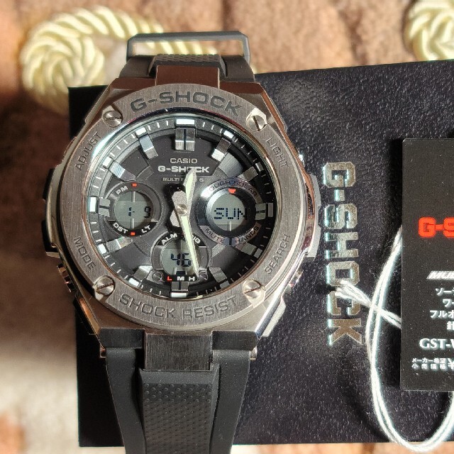 人気メーカー・ブランド G-SHOCK - G-STEEL GST-W110-1JF新品同様