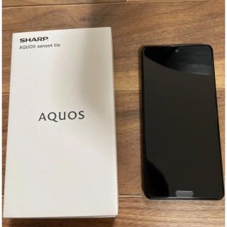 SHARP AQUOS sense4 lite SH-RM15 ブラック(スマートフォン本体)