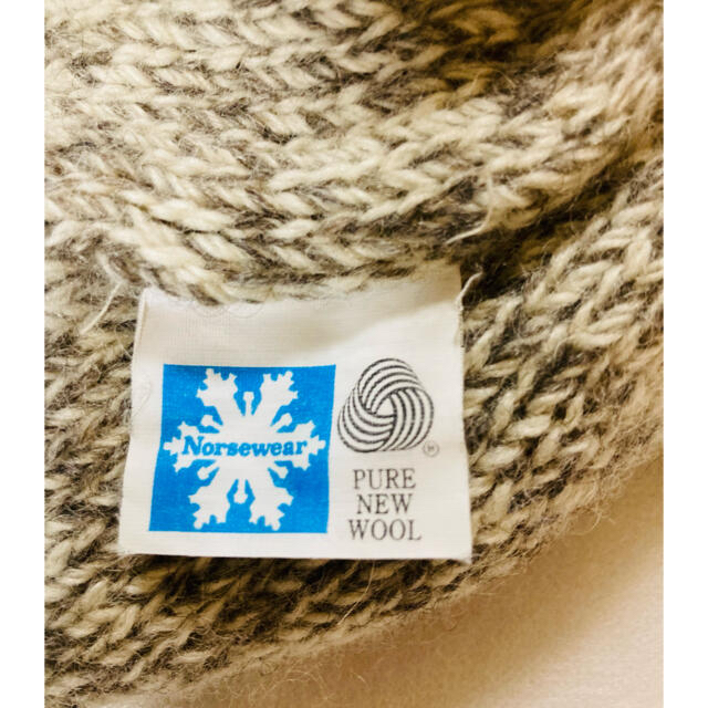 patagonia(パタゴニア)のNORSEWEAR ニュージーランド製 PURE NEW WOOL ニット帽 スポーツ/アウトドアのスノーボード(ウエア/装備)の商品写真