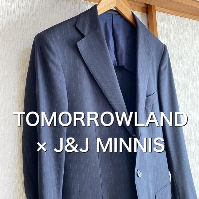 TOMORROWLAND(トゥモローランド)の【美品】TOMORROWLAND× J&J MINNIS ネイビー　ジャケット メンズのジャケット/アウター(テーラードジャケット)の商品写真