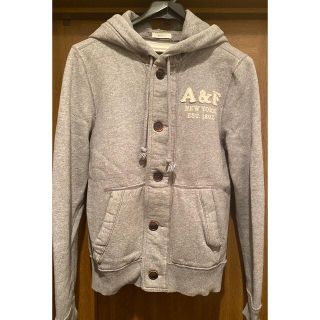 アバクロンビーアンドフィッチ(Abercrombie&Fitch)のアバクロ　パーカー　前ボタン　Mサイズ(パーカー)