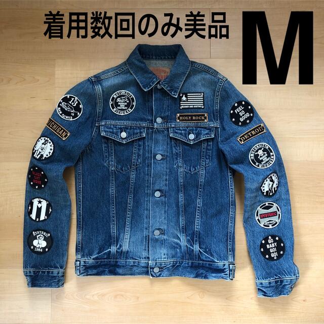 キムタク着 ヒステリックグラマー Gジャン M デニム ジャケット ロッカーズ