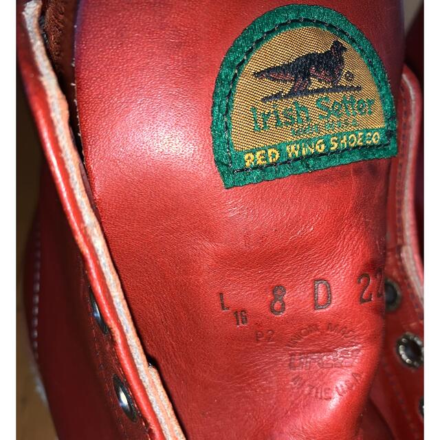 REDWING(レッドウィング)のBEAMS別注 半円犬タグレッドウィング アイリッシュセッター9872 8D メンズの靴/シューズ(ブーツ)の商品写真